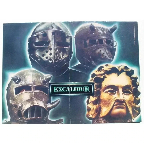 Vtg 1980 Excalibur Orion Promo Movie Press Screening Brochure Program - Picture 1 of 3